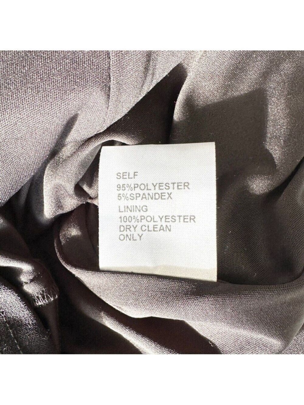 Tadashi Shoji Shoulder Cut-Out Black Dress Crepe Women's Size Medium - Picture 13 of 14